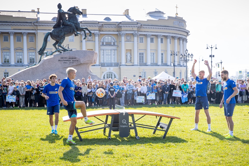 Открытая тренировка «Зенита» в Александровском саду