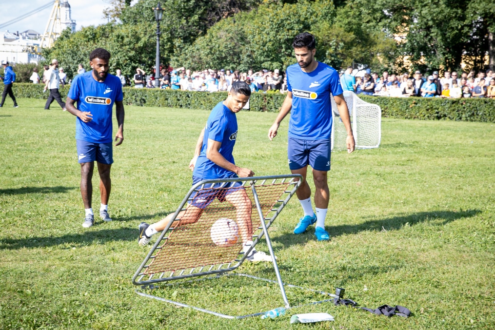 Открытая тренировка «Зенита» в Александровском саду