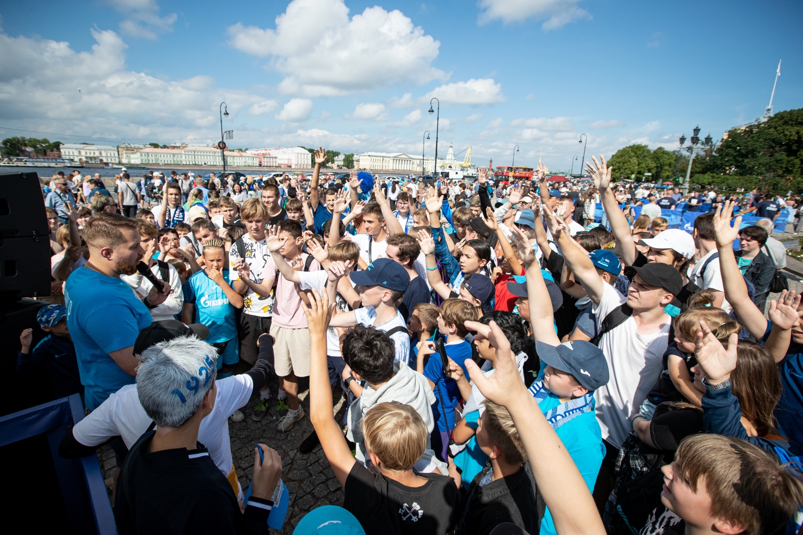 Открытая тренировка «Зенита» в Александровском саду