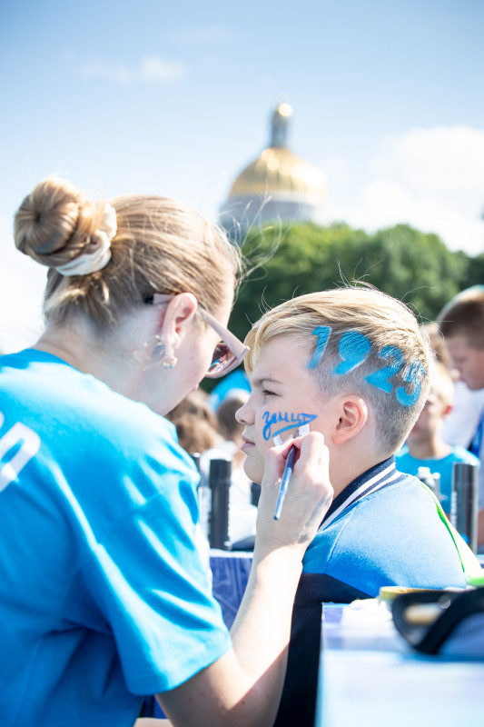 Открытая тренировка «Зенита» в Александровском саду