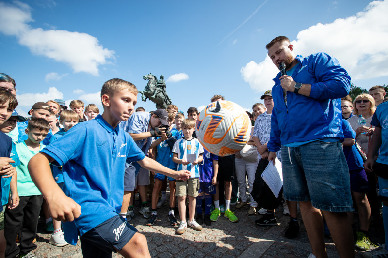 Открытая тренировка «Зенита» в Александровском саду