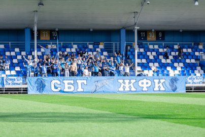 Болельщики на матче «Зенит» — «Динамо»