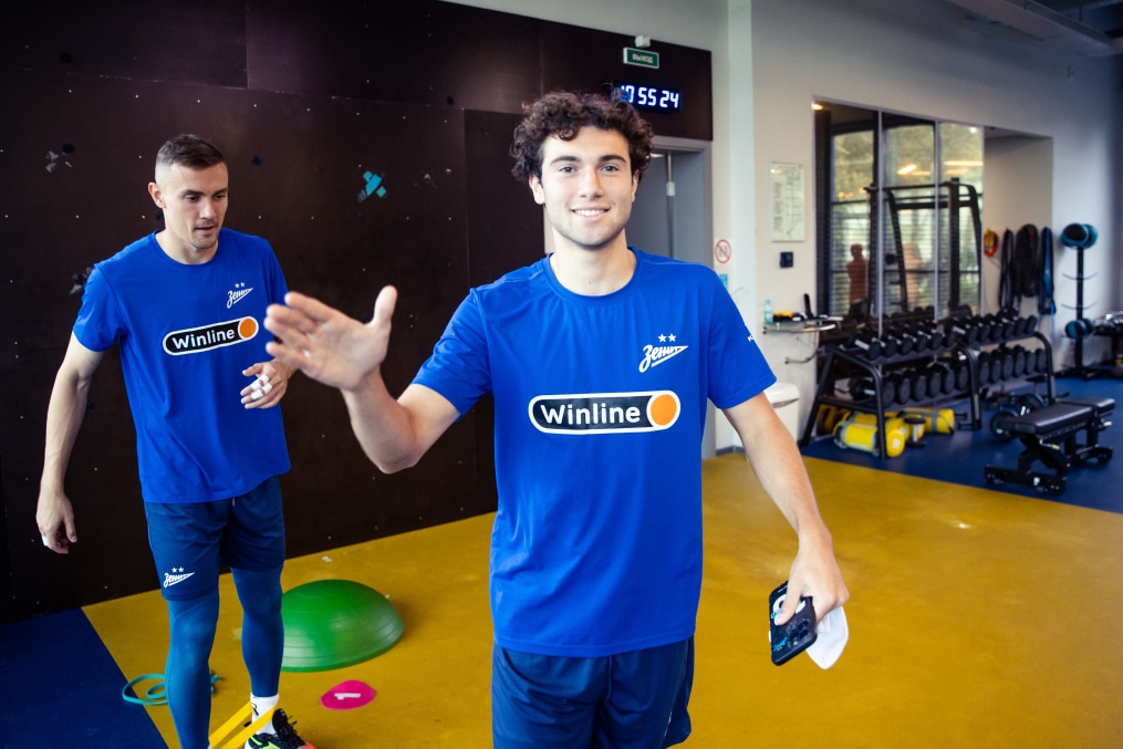 Тренировка «Зенита» перед матчем с «Рубином»