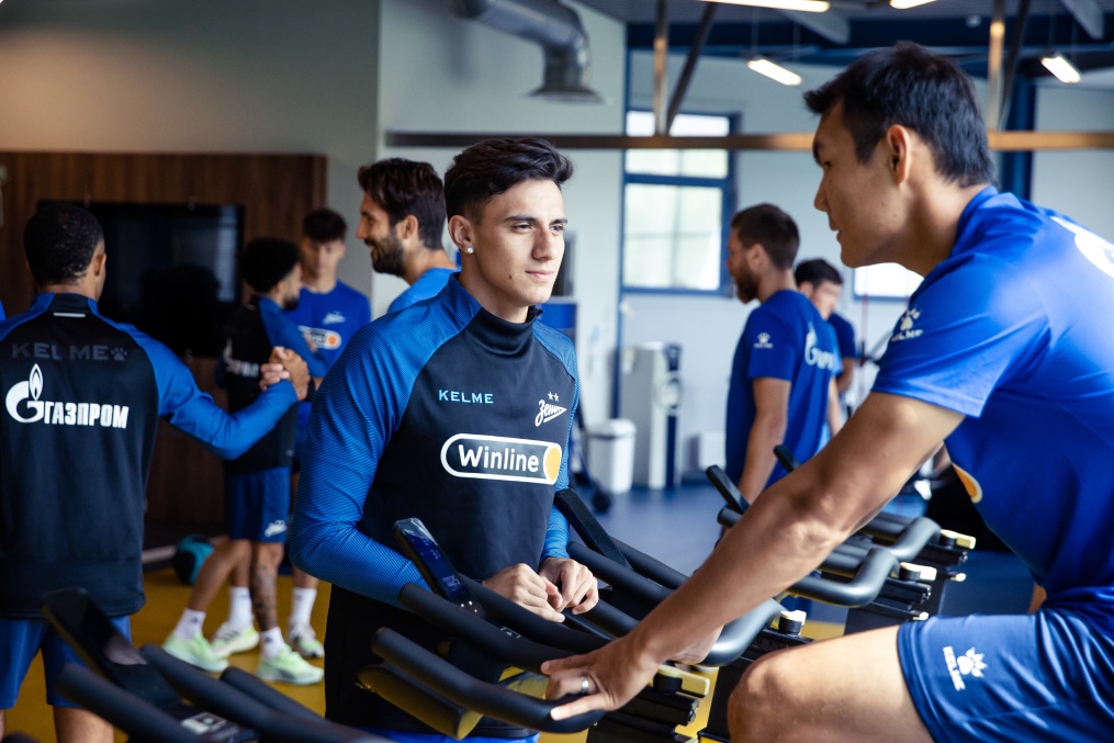 Тренировка «Зенита» перед матчем с «Рубином»