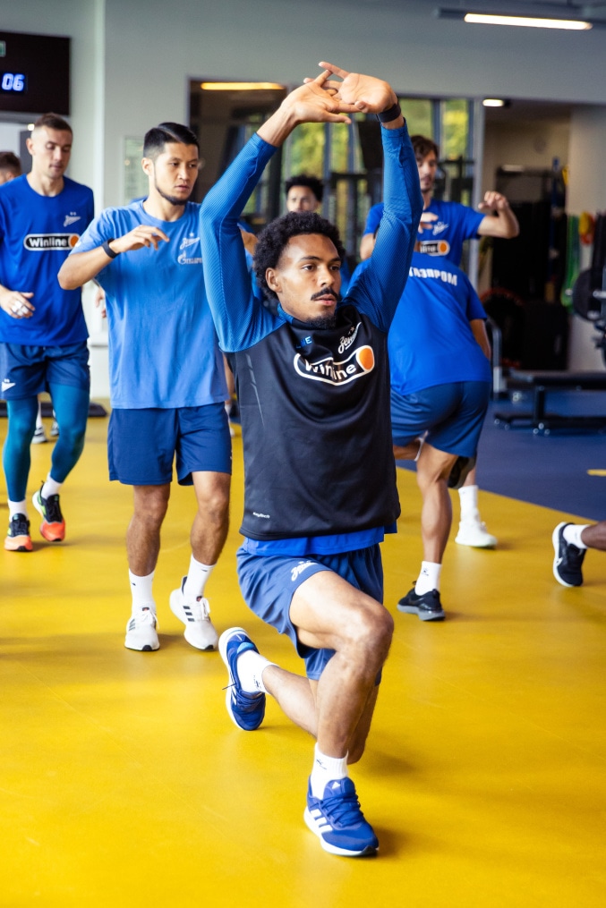 Тренировка «Зенита» перед матчем с «Рубином»