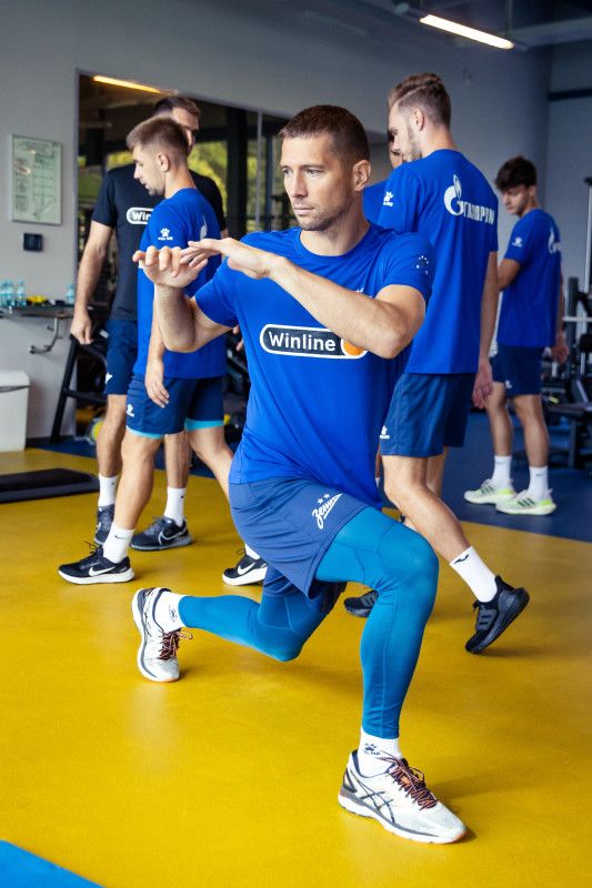 Тренировка «Зенита» перед матчем с «Рубином»