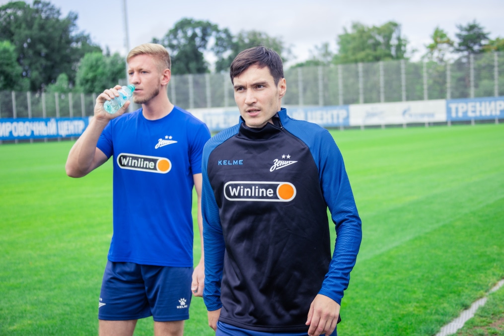 Тренировка «Зенита» перед матчем с «Рубином»