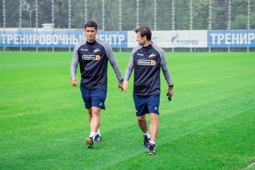 Тренировка «Зенита» перед матчем с «Рубином»