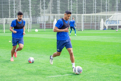 Training «Zenit» before the match with «Rubin