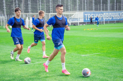 Training «Zenit» before the match with «Rubin