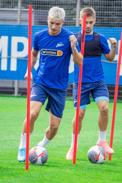 Training «Zenit» before the match with «Rubin