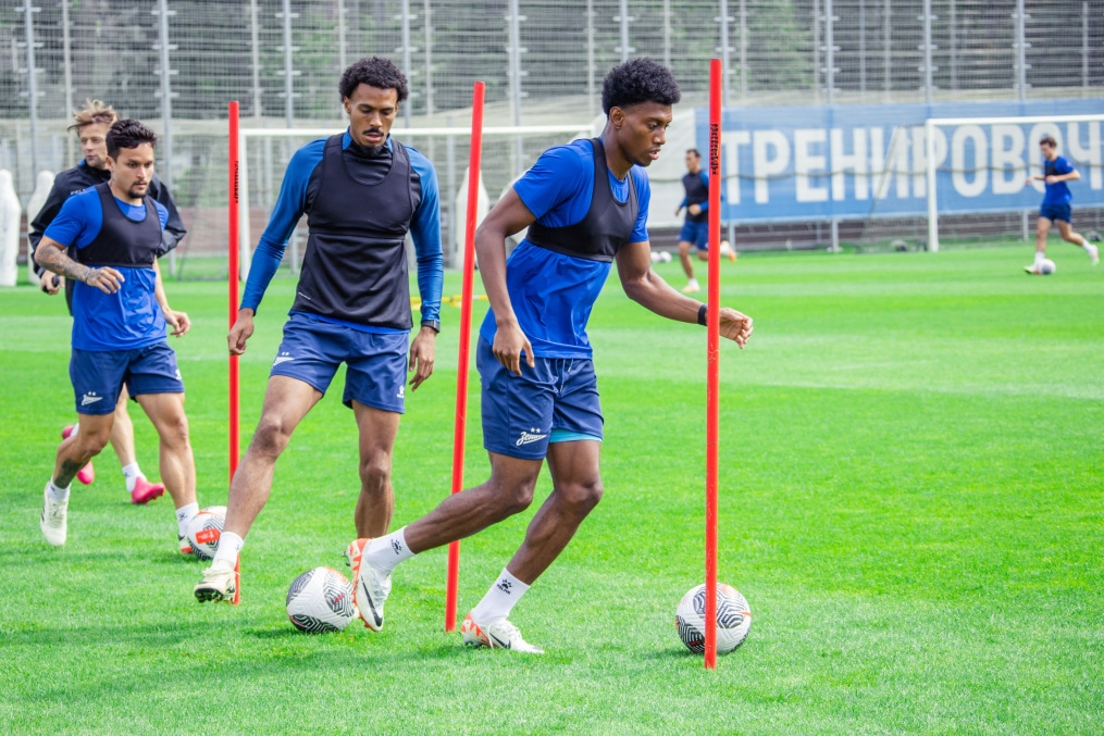 Тренировка «Зенита» перед матчем с «Рубином»