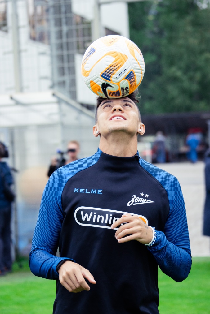 Открытая тренировка ФК «Зенит» перед матчем со «Спартаком»