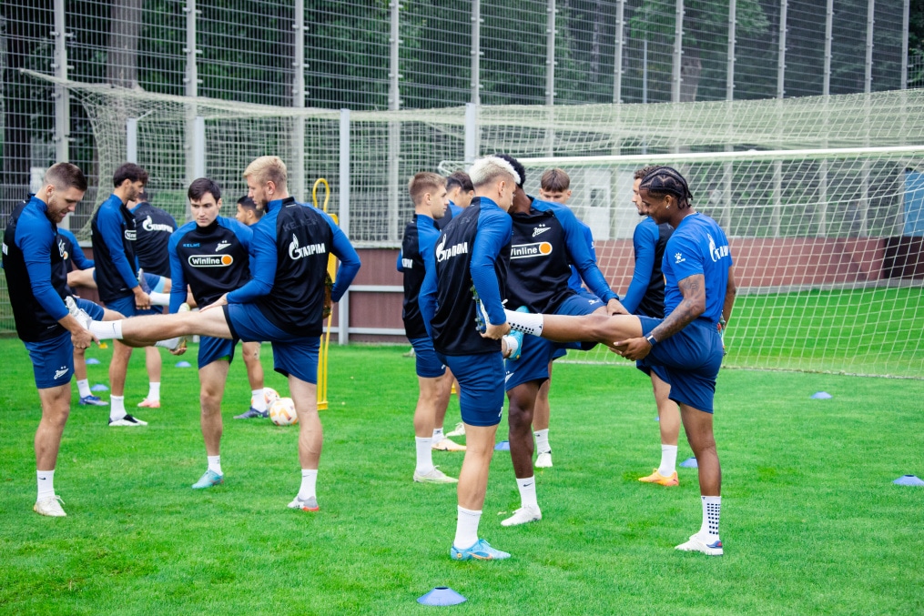 Открытая тренировка ФК «Зенит» перед матчем со «Спартаком»