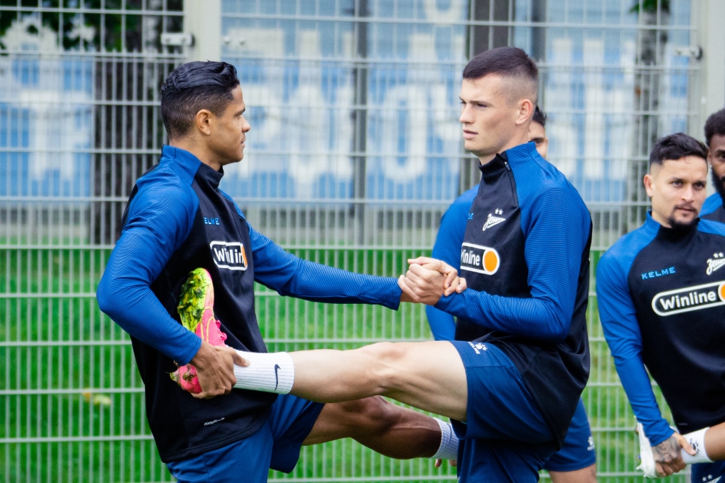 Открытая тренировка ФК «Зенит» перед матчем со «Спартаком»