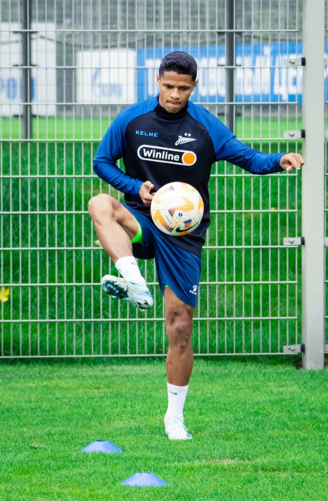 Открытая тренировка ФК «Зенит» перед матчем со «Спартаком»