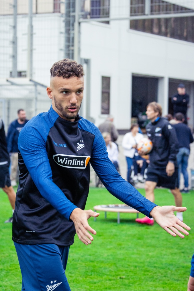 Открытая тренировка ФК «Зенит» перед матчем со «Спартаком»