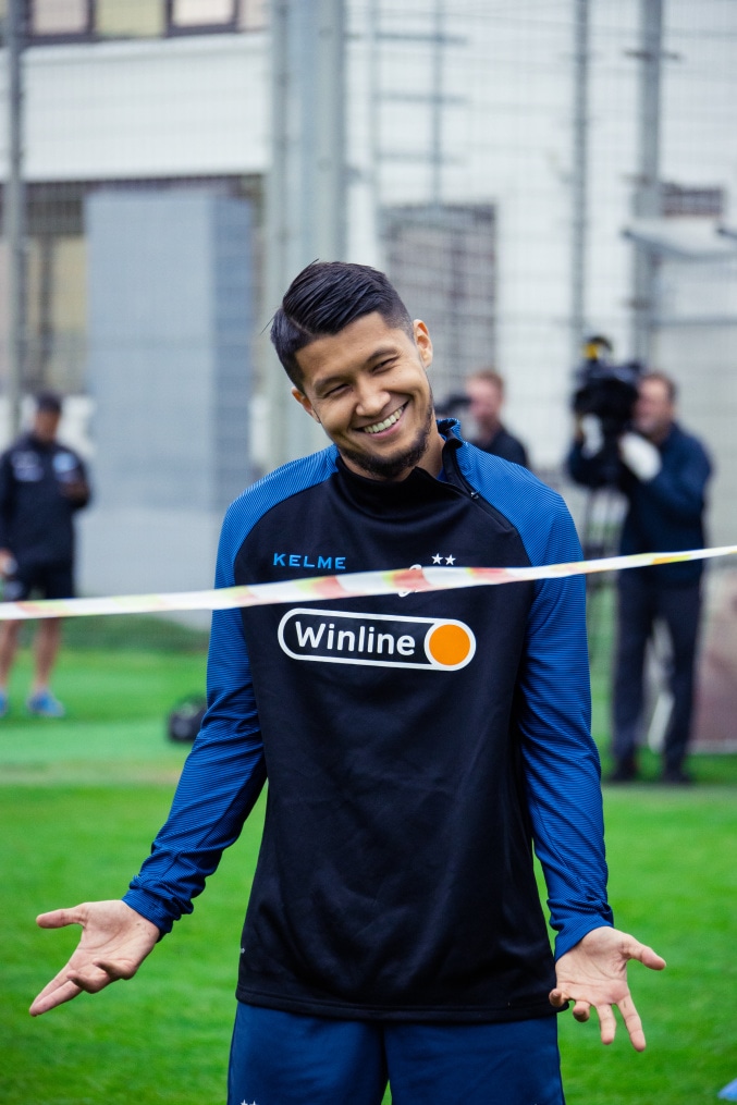 Открытая тренировка ФК «Зенит» перед матчем со «Спартаком»