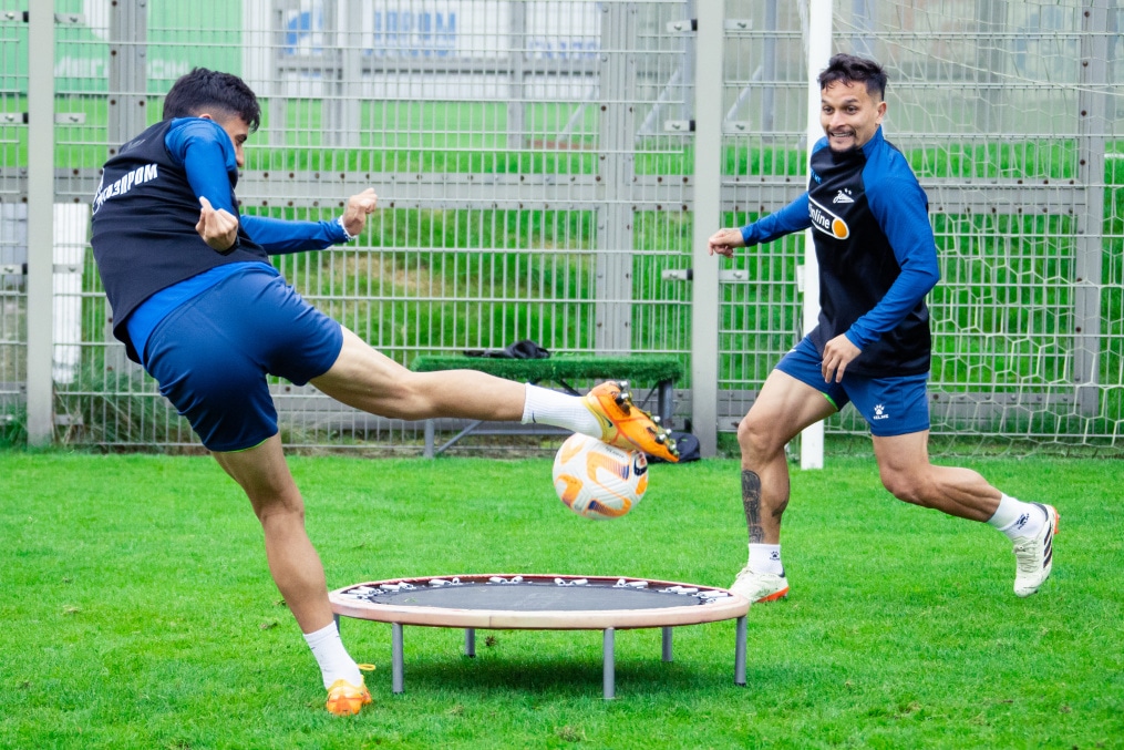 Открытая тренировка ФК «Зенит» перед матчем со «Спартаком»