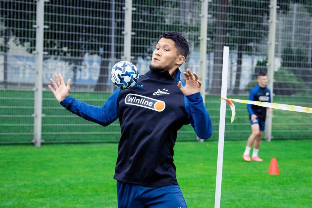 Открытая тренировка ФК «Зенит» перед матчем со «Спартаком»