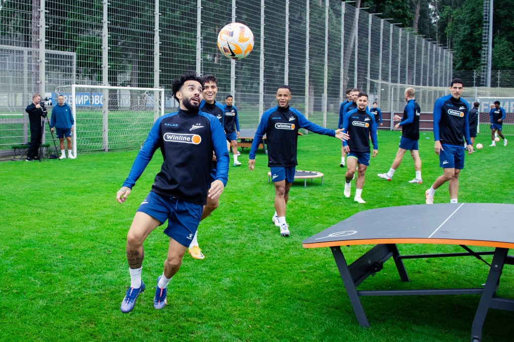 Открытая тренировка ФК «Зенит» перед матчем со «Спартаком»