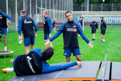 Открытая тренировка ФК «Зенит» перед матчем со «Спартаком»