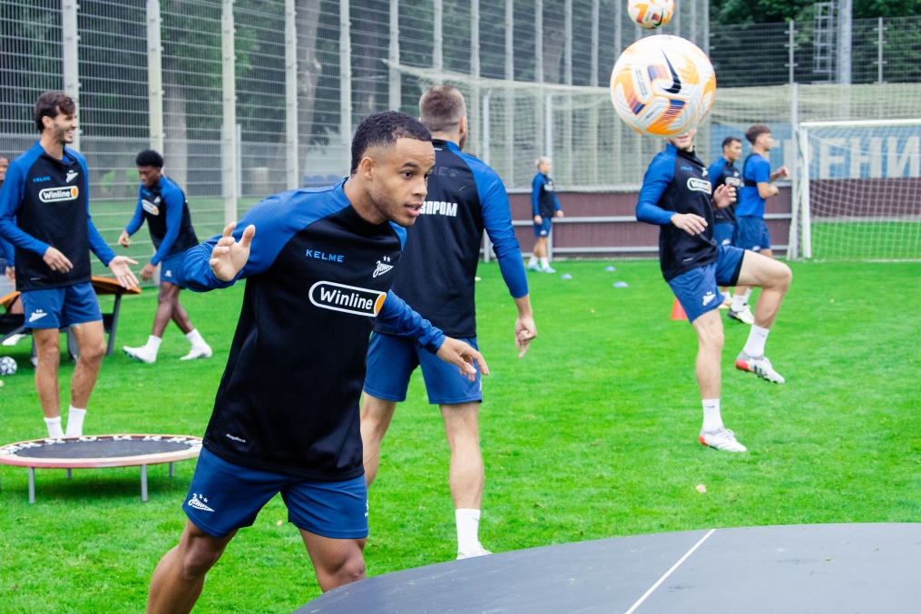 Открытая тренировка ФК «Зенит» перед матчем со «Спартаком»