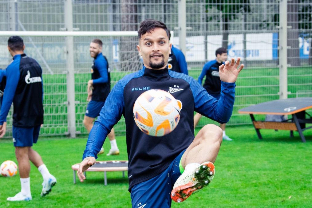 Открытая тренировка ФК «Зенит» перед матчем со «Спартаком»