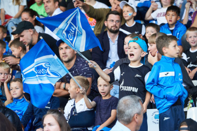 Болельщики на матче «Зенит» — «Флуминенсе»