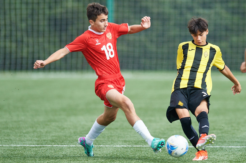 XVII международный юношеский турнир памяти Ю. А. Морозова. «Кайрат» — Сборная России.