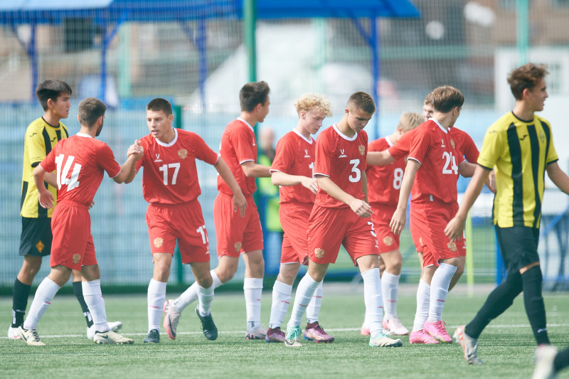 XVII международный юношеский турнир памяти Ю. А. Морозова. «Кайрат» — Сборная России.