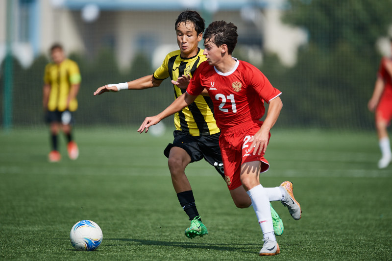 XVII международный юношеский турнир памяти Ю. А. Морозова. «Кайрат» — Сборная России.