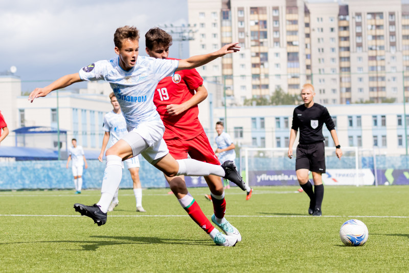 XVII международный юношеский турнир памяти Ю. А. Морозова. Сборная Беларуси —  ФК «Зенит».