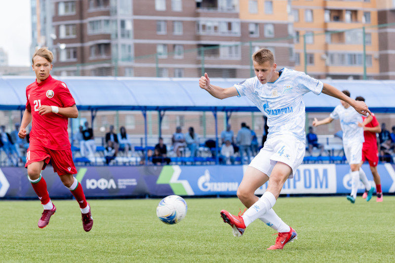 XVII международный юношеский турнир памяти Ю. А. Морозова. Сборная Беларуси —  ФК «Зенит».