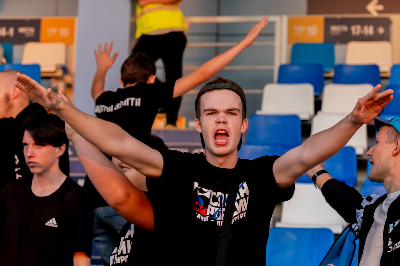 Болельщики на матче «Зенит»-2 — «Торпедо-Владимир»