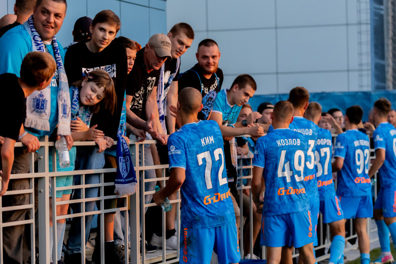 Болельщики на матче «Зенит»-2 — «Торпедо-Владимир»