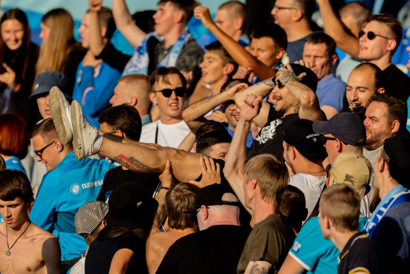 Болельщики на матче «Зенит»-2 — «Торпедо-Владимир»