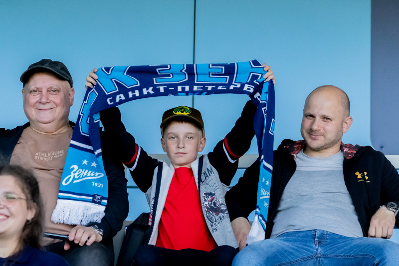 Болельщики на матче «Зенит»-2 — «Торпедо-Владимир»