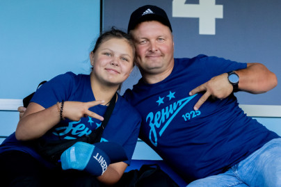 Болельщики на матче «Зенит»-2 — «Торпедо-Владимир»