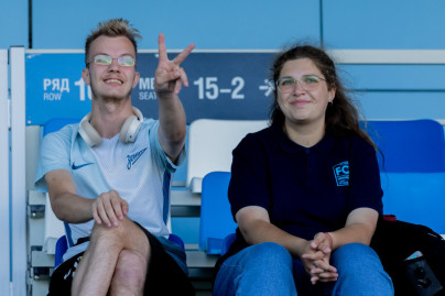 Болельщики на матче «Зенит»-2 — «Торпедо-Владимир»