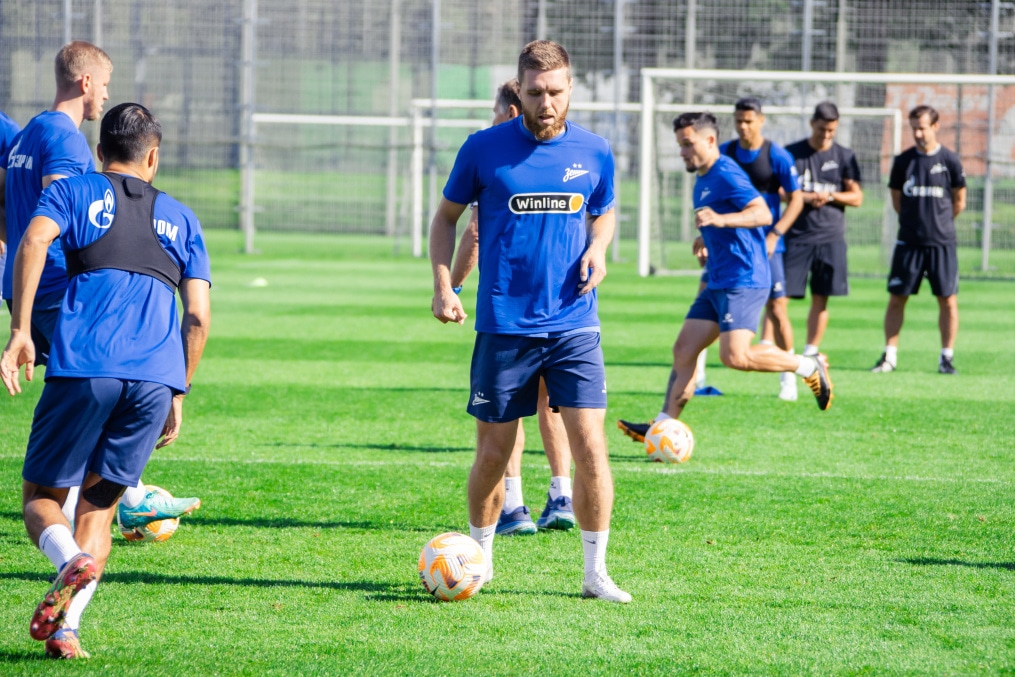 Открытая тренировка ФК «Зенит» перед матчем с «Пари НН»