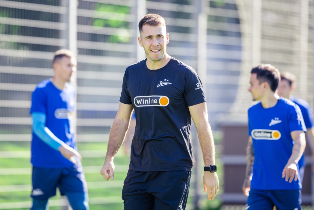 Тренировка «Зенита» перед матчем с ЦСКА