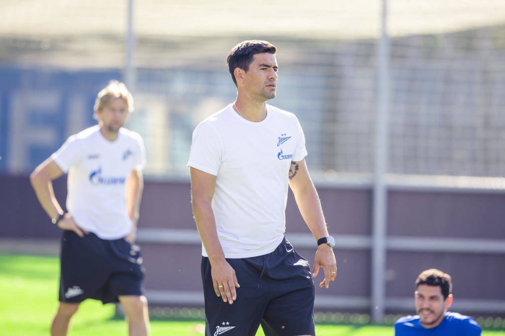 Тренировка «Зенита» перед матчем с ЦСКА