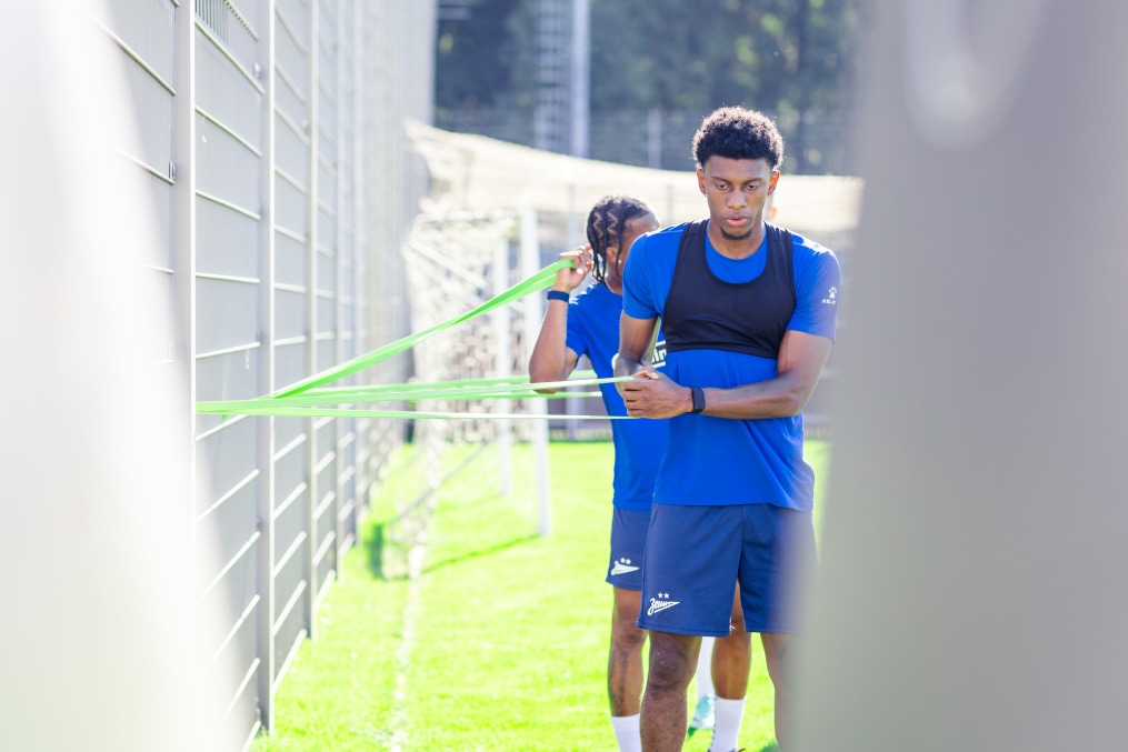 Тренировка «Зенита» перед матчем с ЦСКА