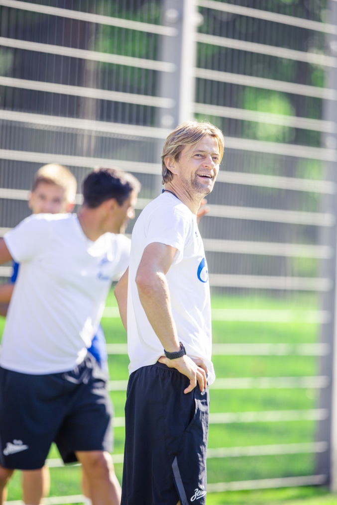 Тренировка «Зенита» перед матчем с ЦСКА