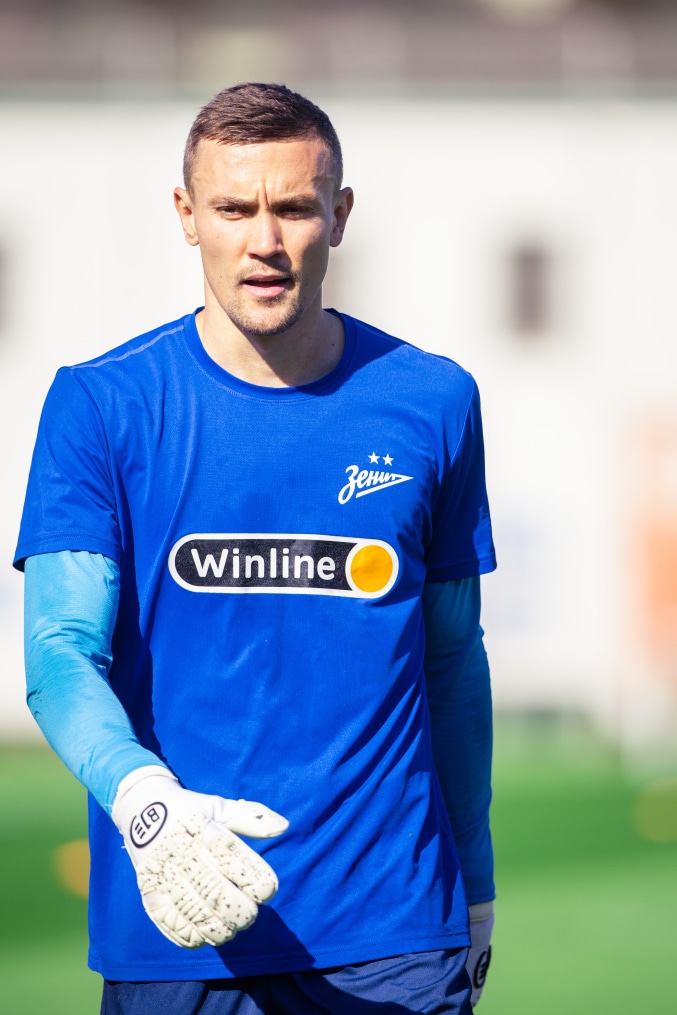 Тренировка «Зенита» перед матчем с ЦСКА