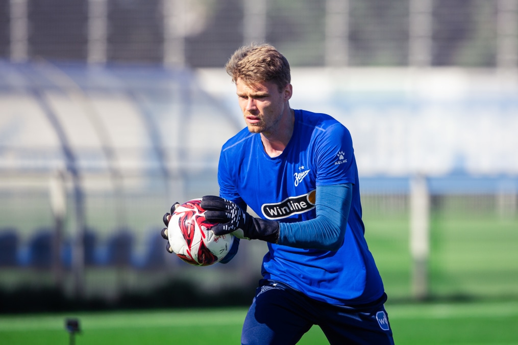 Тренировка «Зенита» перед матчем с ЦСКА