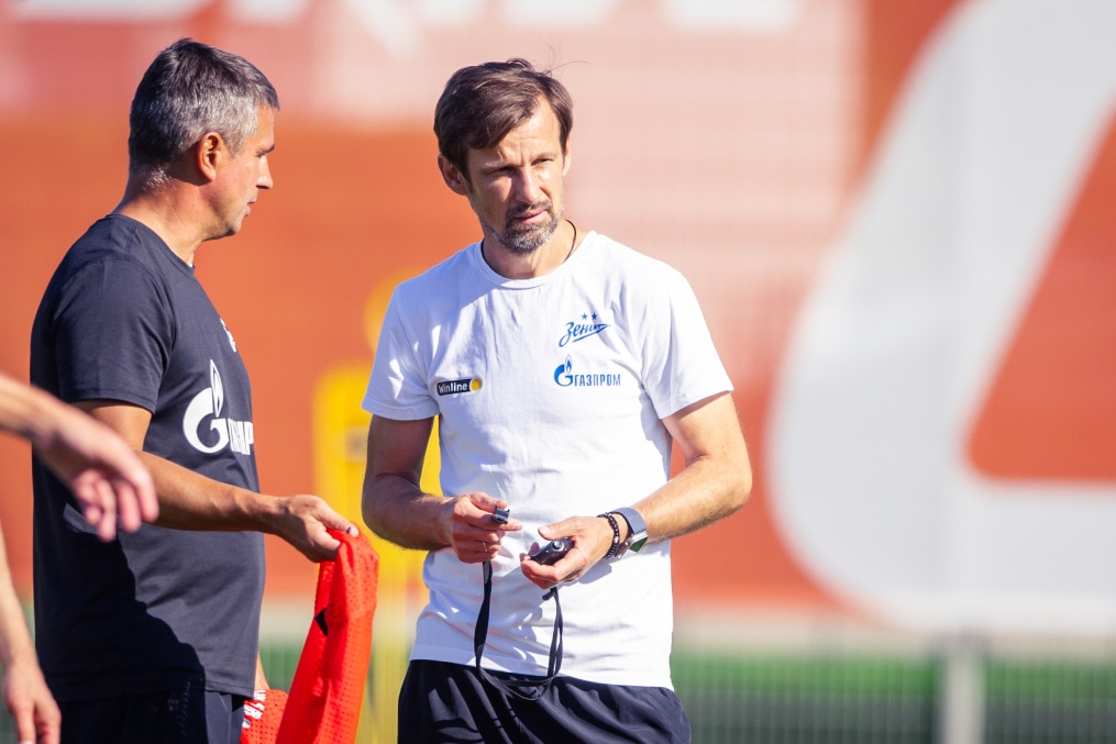 Тренировка «Зенита» перед матчем с ЦСКА