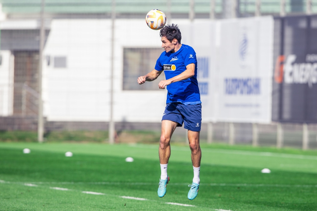 Тренировка «Зенита» перед матчем с ЦСКА