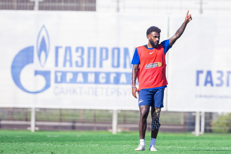 Тренировка «Зенита» перед матчем с ЦСКА